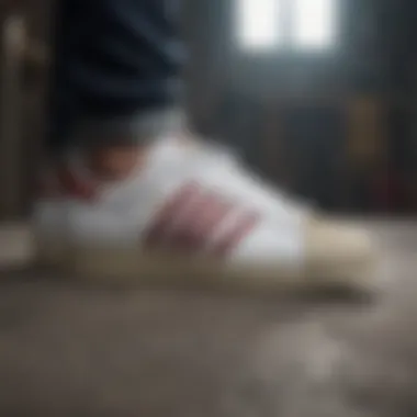 The Iconic Shell Toe of Adidas Superstar II Classic Adidas Superstar II sneaker showcasing its iconic shell toe design