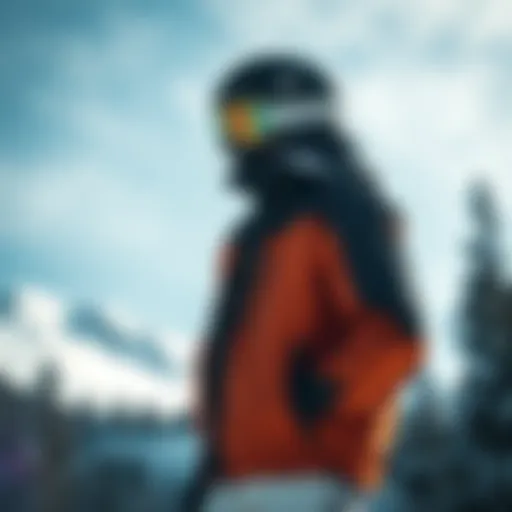 Modern Design Snowboarding Jacket Stylish snowboarding jacket showcasing modern design and functionality