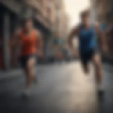 Athletic Application of Benassi Duo Ultra Slide User wearing Benassi Duo Ultra Slide in an athletic setting