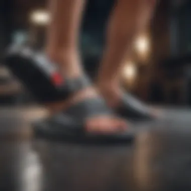 Sleek Design of Benassi Duo Ultra Slide Showcasing the sleek design of Benassi Duo Ultra Slide footwear