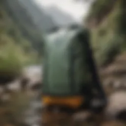 Durable and weather-resistant Billabong Dry Bag Backpack showcased in an outdoor setting