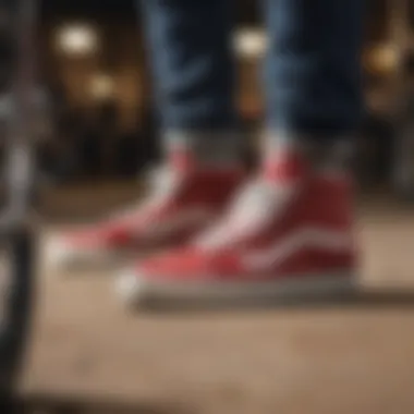 BMX Riders Showcasing Their Vans BMX Cult Shoes Group of BMX riders wearing Vans BMX Cult shoes