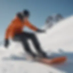 Different snowboard shapes for various riding styles