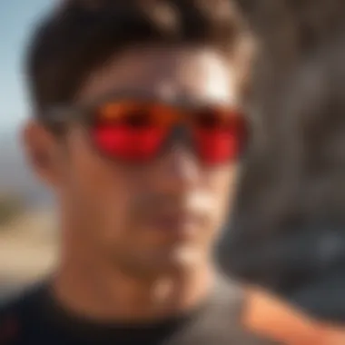 Extreme sports athlete wearing Oakley Prizm sunglasses