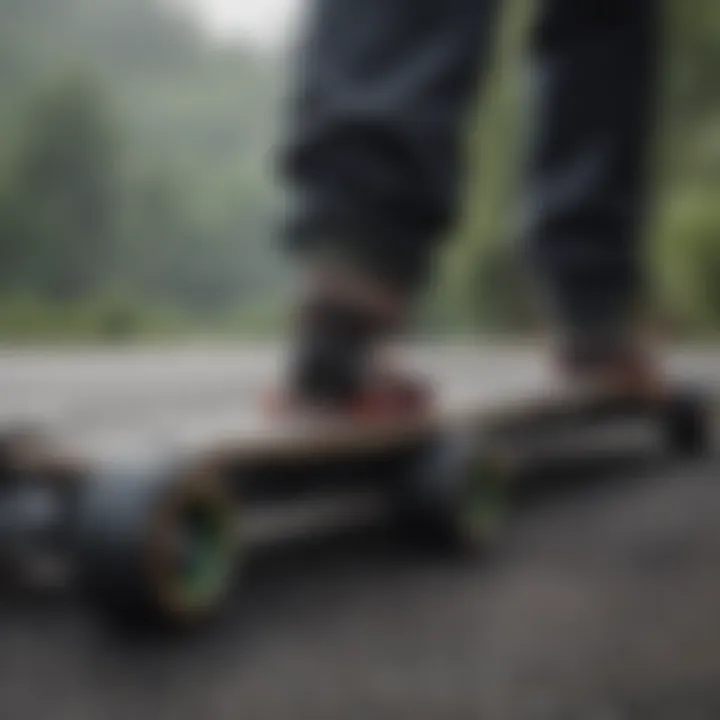 Comparison of different nine-inch longboard trucks suitable for various riding styles, emphasizing versatility.