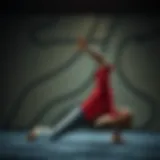 Dynamic stretch showcasing flexibility and strength enhancement