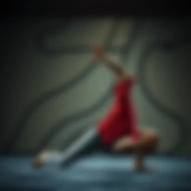 Dynamic Stretch for Enhanced Flexibility Dynamic stretch showcasing flexibility and strength enhancement