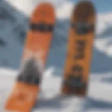 Comparison chart of Ride Warpig and similar snowboarding boards