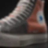 Close-up view showcasing the unique platform design of the Converse Chuck Taylor All Star.