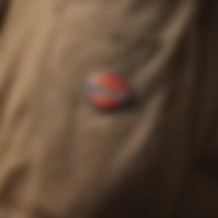 A close-up of durable fabric used in Dickies clothing