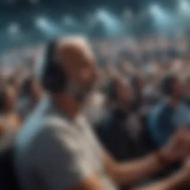 Audience immersed in the music at an Eddie Palmieri concert