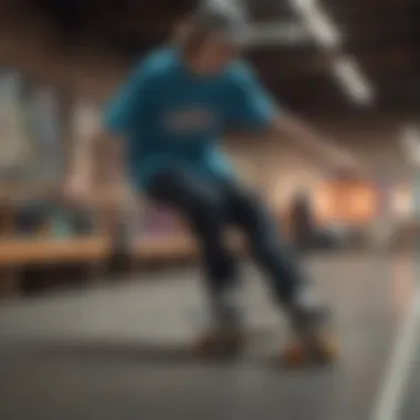 Evolution of Skate Culture with Enjoi Artistic representation of the evolution of skate culture influenced by Enjoi.