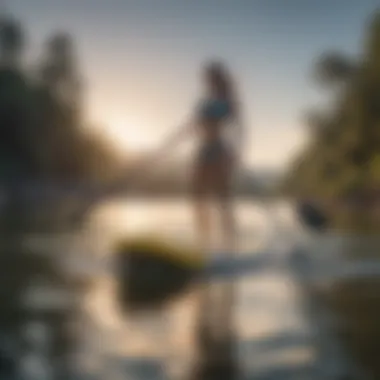 Performance testing of inflatable paddle boards in water