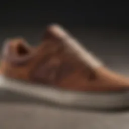 Close-up of Etnies Windrow Vulc shoes showcasing design details