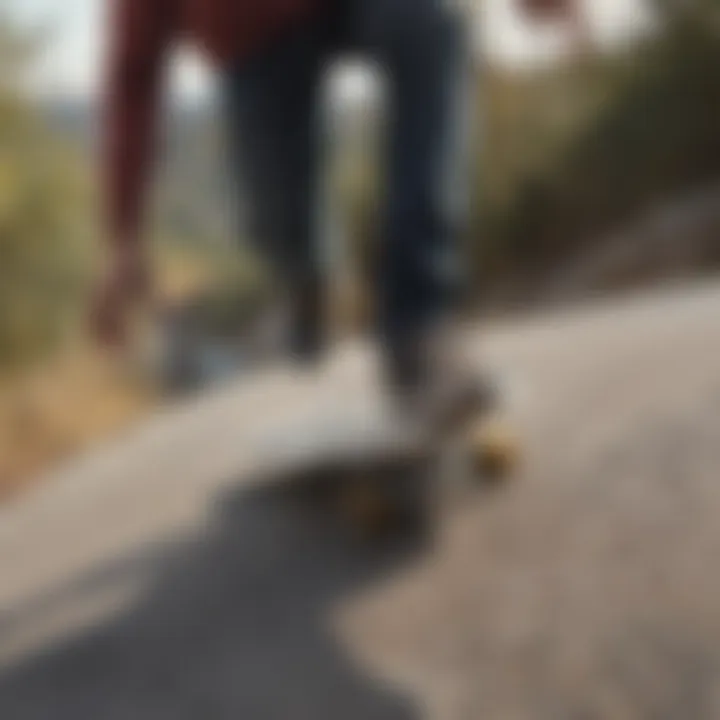 Skateboarder performing tricks on diverse terrain