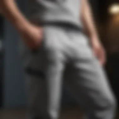 Casual Styling Options Casual styling options with double waistband sweatpants for everyday wear