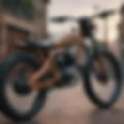 User interface of a bike build application showcasing customization options