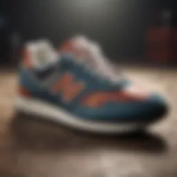 Classic New Balance vintage sneaker showcasing timeless design.