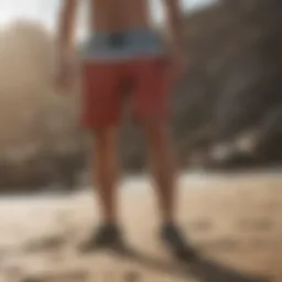 Dynamic outdoor activity showcasing versatility of Quiksilver Volley Shorts