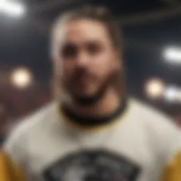 A vibrant Post Malone T-shirt showcasing unique graphic design elements