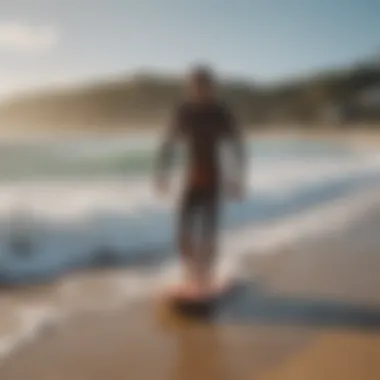 Group of surfers gathered, highlighting surf culture