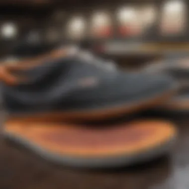 Vans Pop Cush insoles showcasing advanced cushioning technology