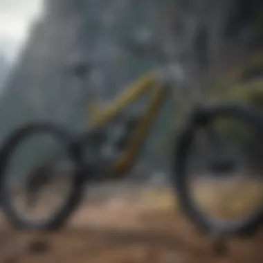 Sleek and Innovative Mountain Bike Design An innovative mountain bike design showcasing sleek lines