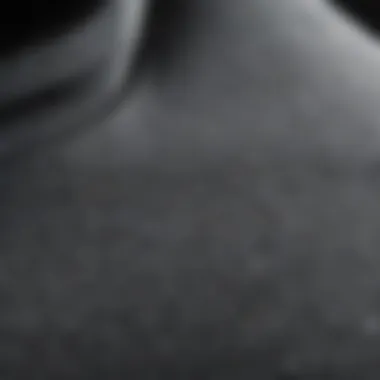 Close-up of high-performance fabric highlighting breathability and stretch