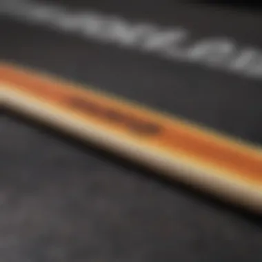 Close-up of enjoi board materials highlighting quality and craftsmanship