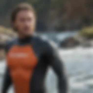 O'Neill Wetsuit Vest in Action O'Neill wetsuit vest in action during a water sport activity