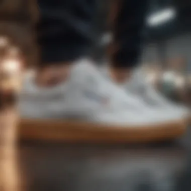 Available Styles of the Reebok Club C Various colorways and styles of the Reebok Club C sneaker available for purchase.