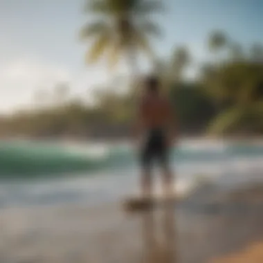 Local surfers enjoying the waves in Cabarete