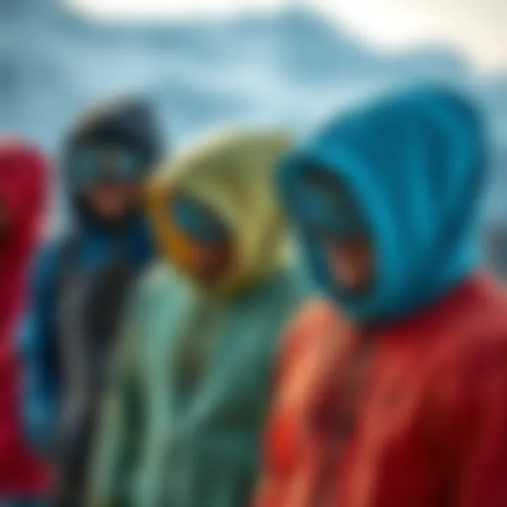 A variety of vapor hoodies showcasing different styles and colors