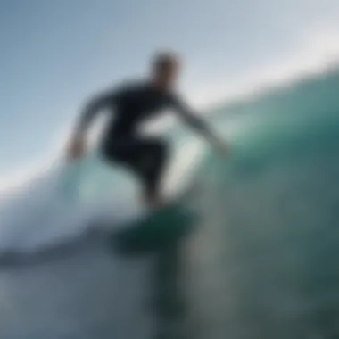 Exciting surfing experience captured with surfers riding waves