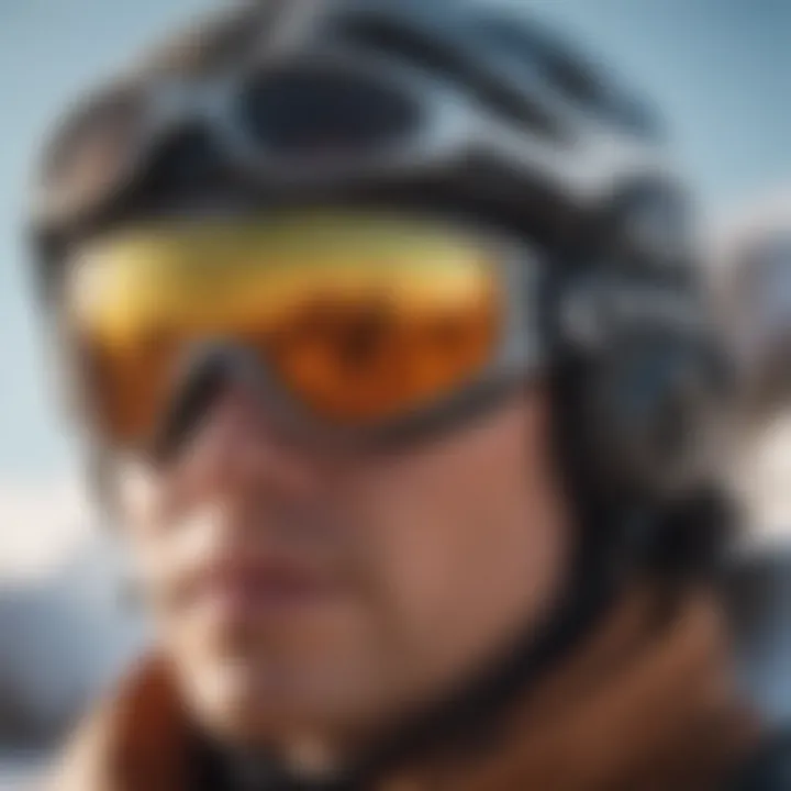 Side-by-side comparison of Oakley goggles and competitor brands