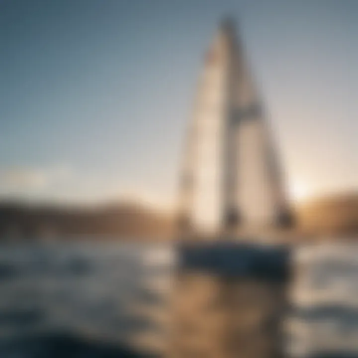 Comparison of different types of North Sails tailored for various wind conditions.