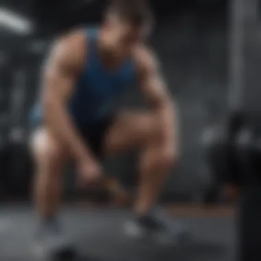 Exercise for Knee Strength A person performing a strength training exercise targeting knee stability.