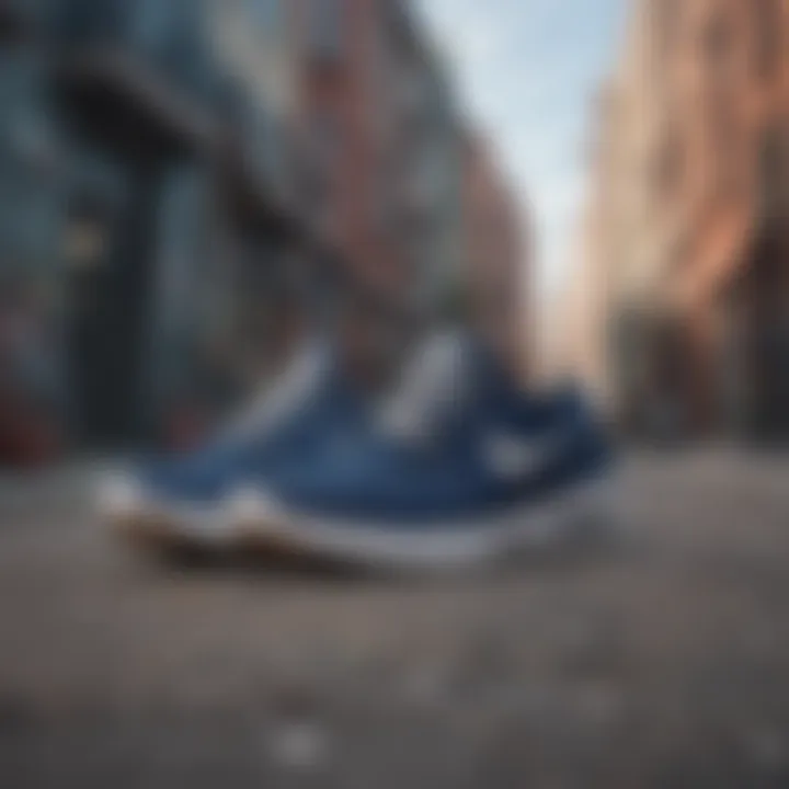 Cultural representation of Nike Air Stefan Janoski Max in urban settings