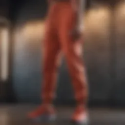 Vibrant display of Nike colored sweats showcasing various styles