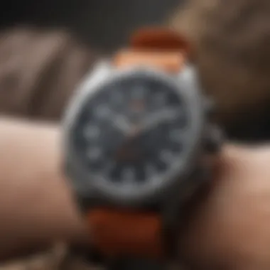 Nixon Happy Medium Watch Among Adventure Gear Group of extreme sports gear with the Nixon Happy Medium Watch prominently featured