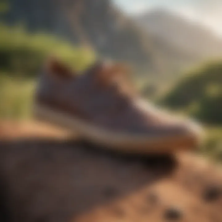 Olukai Hokua shoes displayed against a vibrant backdrop