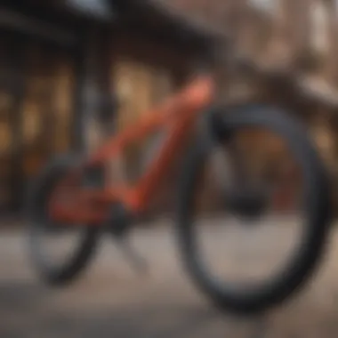 A Pedego electric bike charging, highlighting its battery technology