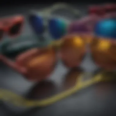 A Showcase of Popular Pit Viper Sunglasses Models Display of different popular models of Pit Viper sunglasses in a stylish arrangement