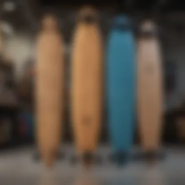 An infographic illustrating the advantages and disadvantages of prebuilt versus custom longboards.