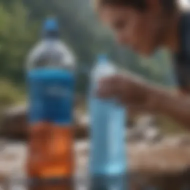 The Importance of Hydration in Extreme Sports Hydration station with water and electrolytes
