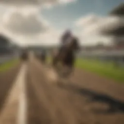 A grand view of Ascot Racecourse showcasing the vibrant atmosphere during a major race event