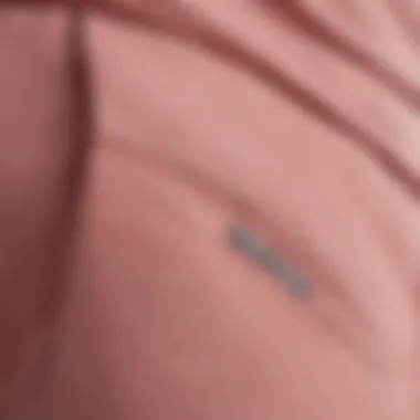 Innovative Materials in Rose Sweatpants A close-up of innovative materials used in rose sweatpants, emphasizing comfort and functionality.