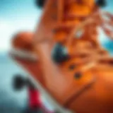 Close-up view of Skate Hi MTE showcasing its unique design features