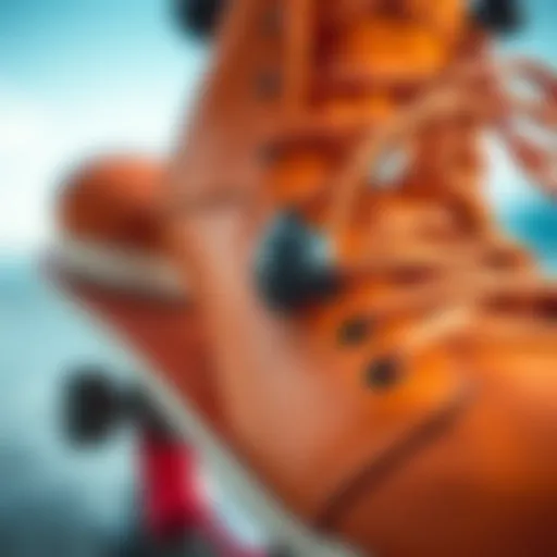 Close-up view of Skate Hi MTE showcasing its unique design features