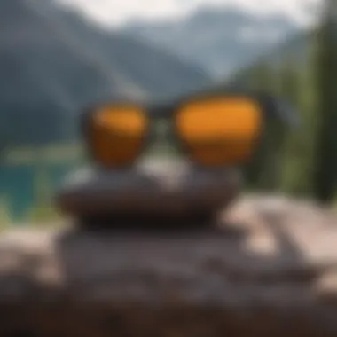 Comparison of conventional sunglasses versus Chromapop sunglasses